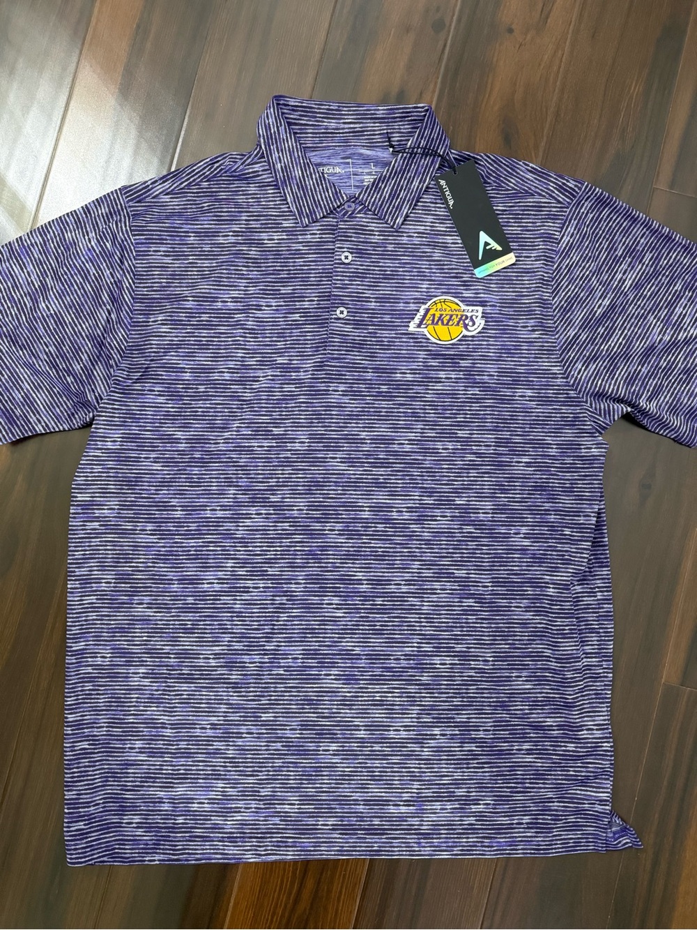 Antigua Los Angeles Lakers Polo Golf Shirt